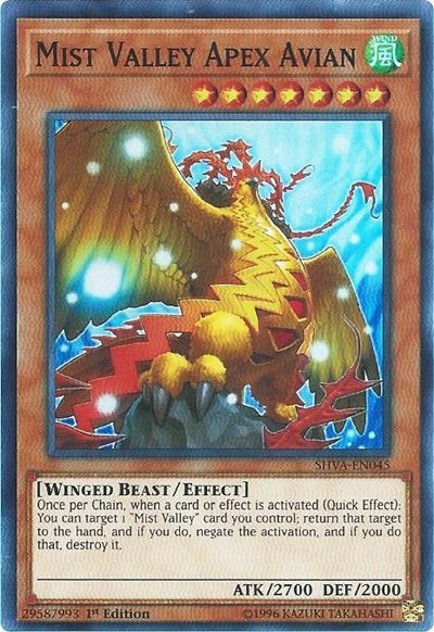 Mist Valley Apex Avian (Super Rare) [SHVA-EN045-SuR]
