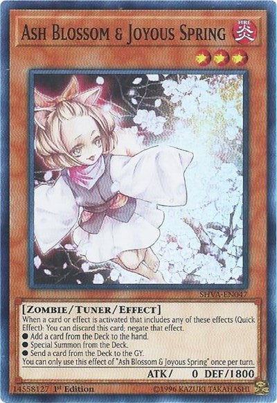 Ash Blossom & Joyous Spring (Super Rare) [SHVA-EN047-SuR]