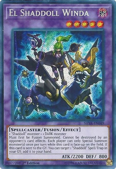 El Shaddoll Winda (Secret Rare) [SHVA-EN049-SeR]