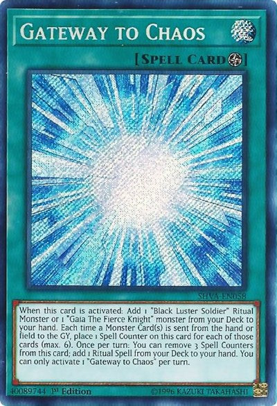 Gateway to Chaos (Secret Rare) [SHVA-EN058-SeR]