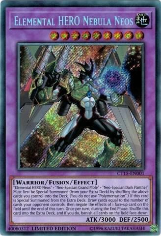 Elemental HERO Nebula Neos (Secret Rare) [CT15-EN001-SeR]