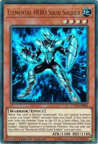 Elemental HERO Solid Soldier (Ultra Rare) [CT15-EN003-UR]