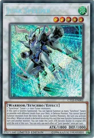 Junk Speeder (Secret Rare) [CT15-EN002-SeR]