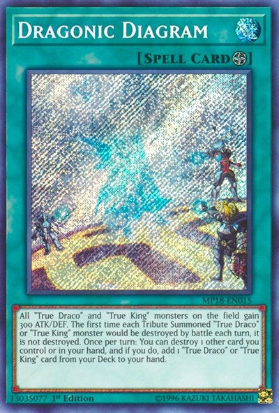 Dragonic Diagram (Secret Rare) [MP18-EN015-SeR]
