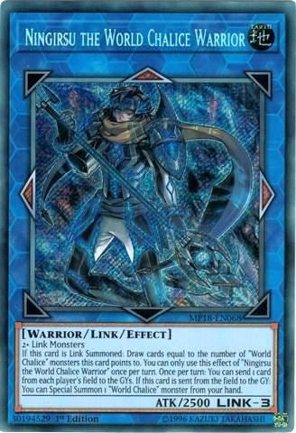 Ningirsu the World Chalice Warrior (Secret Rare) [MP18-EN068-SeR]