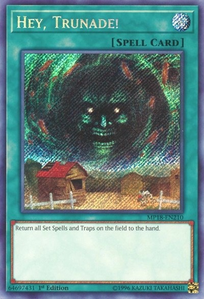 Hey, Trunade! (Secret Rare) [MP18-EN210-SeR]