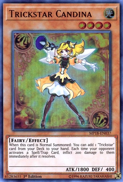 Trickstar Candina (Ultra Rare) [MP18-EN037-UR]