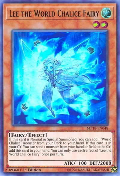 Lee the World Chalice Fairy (Ultra Rare) [MP18-EN048-UR]
