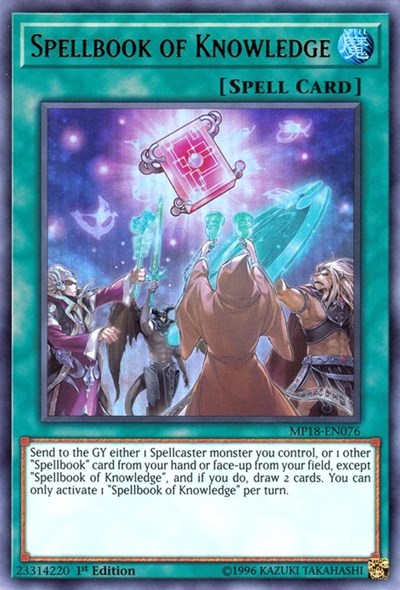 Spellbook of Knowledge (Ultra Rare) [MP18-EN076-UR]
