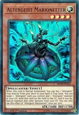 Altergeist Marionetter (Ultra Rare) [MP18-EN113-UR]