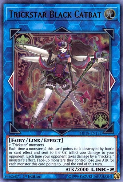 Trickstar Black Catbat (Ultra Rare) [MP18-EN132-UR]