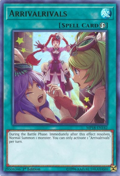Arrivalrivals (Ultra Rare) [MP18-EN142-UR]