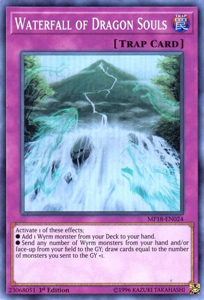 Waterfall of Dragon Souls (Super Rare) [MP18-EN024-SuR]