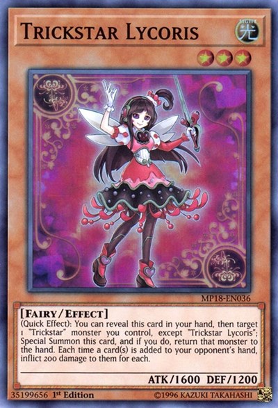 Trickstar Lycoris (Super Rare) [MP18-EN036-SuR]