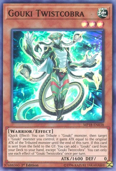 Gouki Twistcobra (Super Rare) [MP18-EN038-SuR]