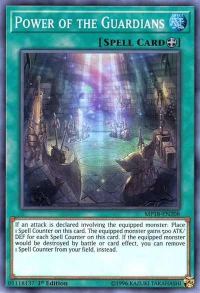 Power of the Guardians (Super Rare) [MP18-EN208-SuR]