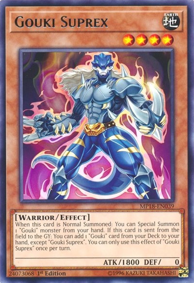 Gouki Suprex (Rare) [MP18-EN039-R]