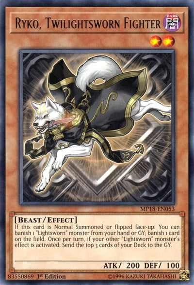 Ryko, Twilightsworn Fighter (Rare) [MP18-EN053-R]
