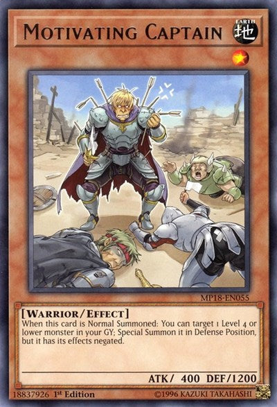 Motivating Captain (Rare) [MP18-EN055-R]