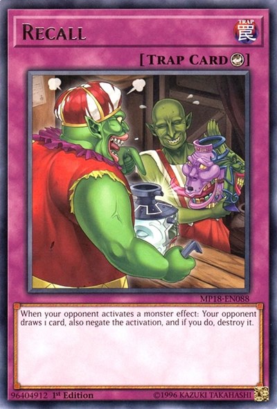 Recall (Rare) [MP18-EN088-R]
