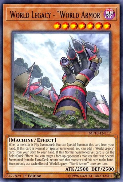 World Legacy - "World Armor" (Rare) [MP18-EN117-R]