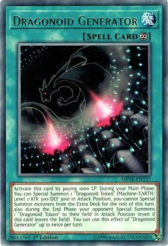 Dragonoid Generator (Rare) [MP18-EN137-R]
