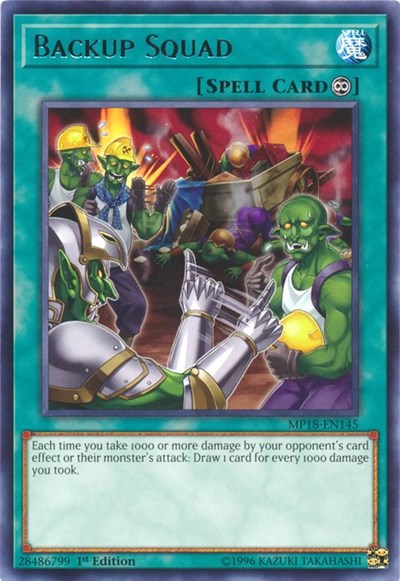 Backup Squad (Rare) [MP18-EN145-R]