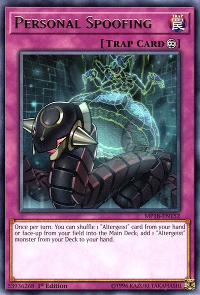 Personal Spoofing (Rare) [MP18-EN152-R]