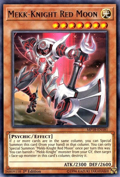 Mekk-Knight Red Moon (Rare) [MP18-EN181-R]