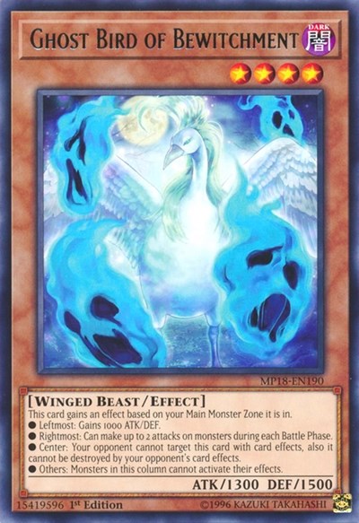 Ghost Bird of Bewitchment (Rare) [MP18-EN190-R]