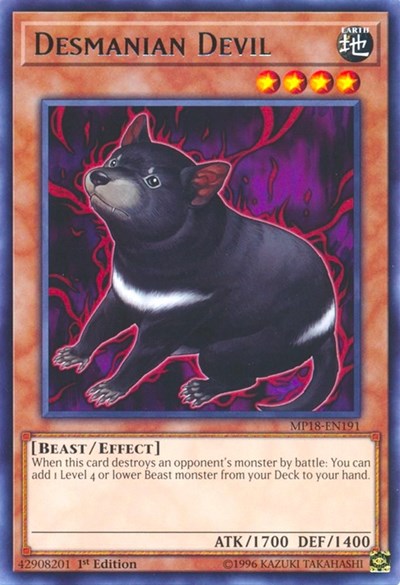 Desmanian Devil (Rare) [MP18-EN191-R]