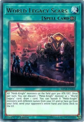 World Legacy Scars (Rare) [MP18-EN205-R]