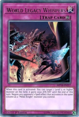 World Legacy Whispers (Rare) [MP18-EN217-R]