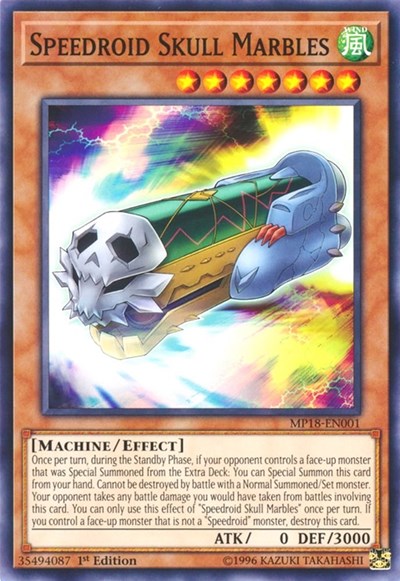 Speedroid Skull Marbles (Common) [MP18-EN001-C]