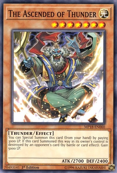 The Ascended of Thunder (Common) [MP18-EN060-C]