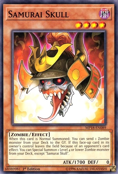 Samurai Skull (Common) [MP18-EN089-C]