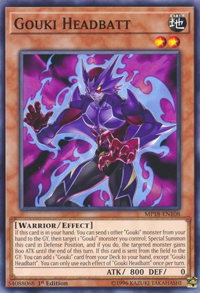 Gouki Headbatt (Common) [MP18-EN108-C]