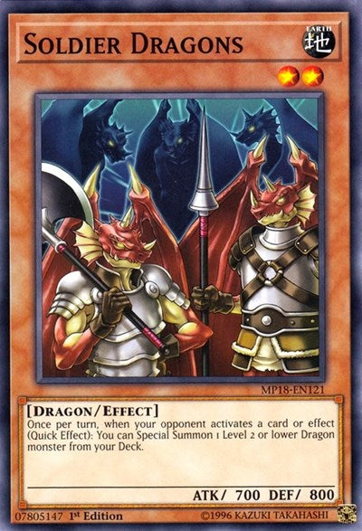 Soldier Dragons (Common) [MP18-EN121-C]