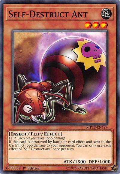 Self-Destruct Ant (Common) [MP18-EN124-C]