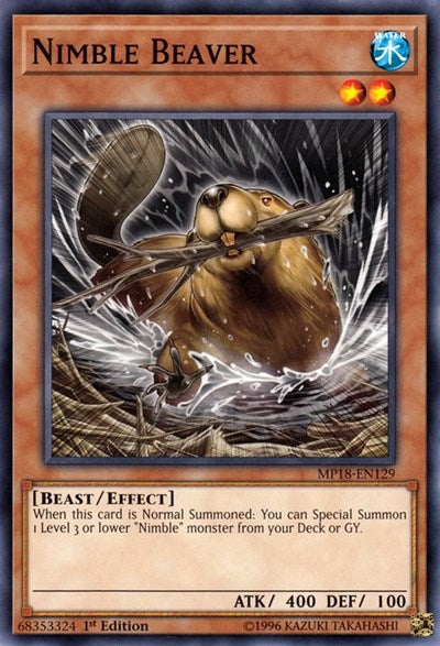 Nimble Beaver (Common) [MP18-EN129-C]