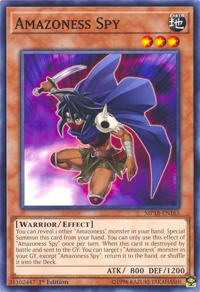 Amazoness Spy (Common) [MP18-EN165-C]