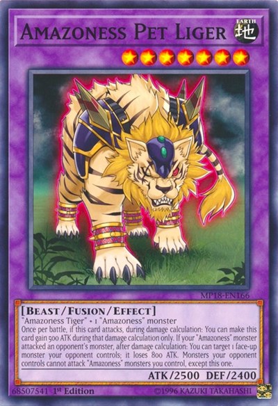 Amazoness Pet Liger (Common) [MP18-EN166-C]
