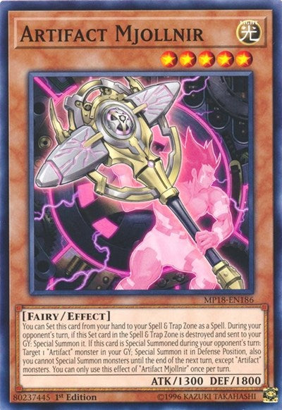Artifact Mjollnir (Common) [MP18-EN186-C]