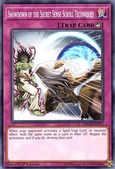Showdown of the Secret Sense Scroll Techniques (Common) [MP18-EN221-C]