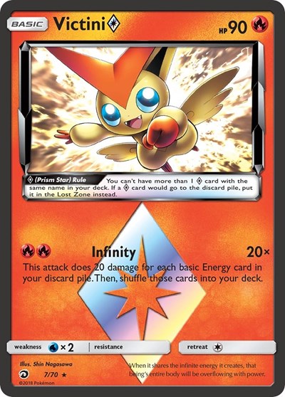 Victini Prism Star - 7/70 (Prism Rare) [DRM-7-PR]