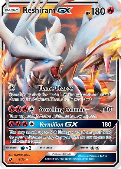 Reshiram GX - 11/70 (Ultra Rare) [DRM-11-UR]