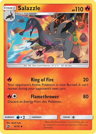 Salazzle - 14/70 (Uncommon) [DRM-14-U]