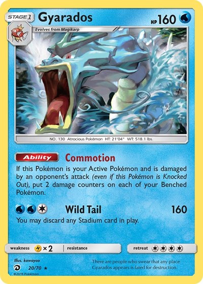 Gyarados - 20/70 (Holo Rare) [DRM-20-HR]