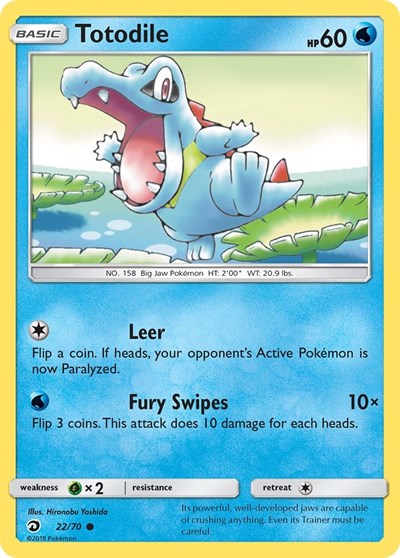 Totodile - 22/70 (Common) [DRM-22-C]
