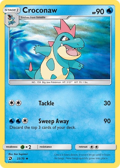 Croconaw - 23/70 (Uncommon) [DRM-23-U]